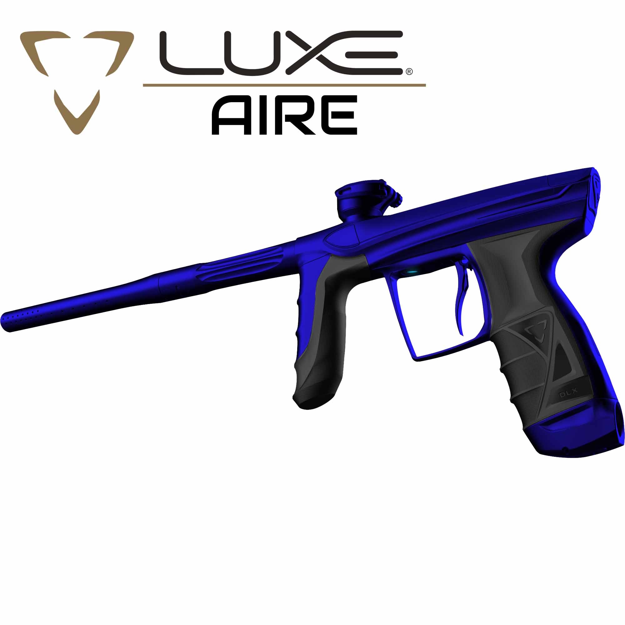 DLX Luxe® AIRE Markierer, blau poliert Feuerwaffe, Waffe, Pistole, Gewehr
