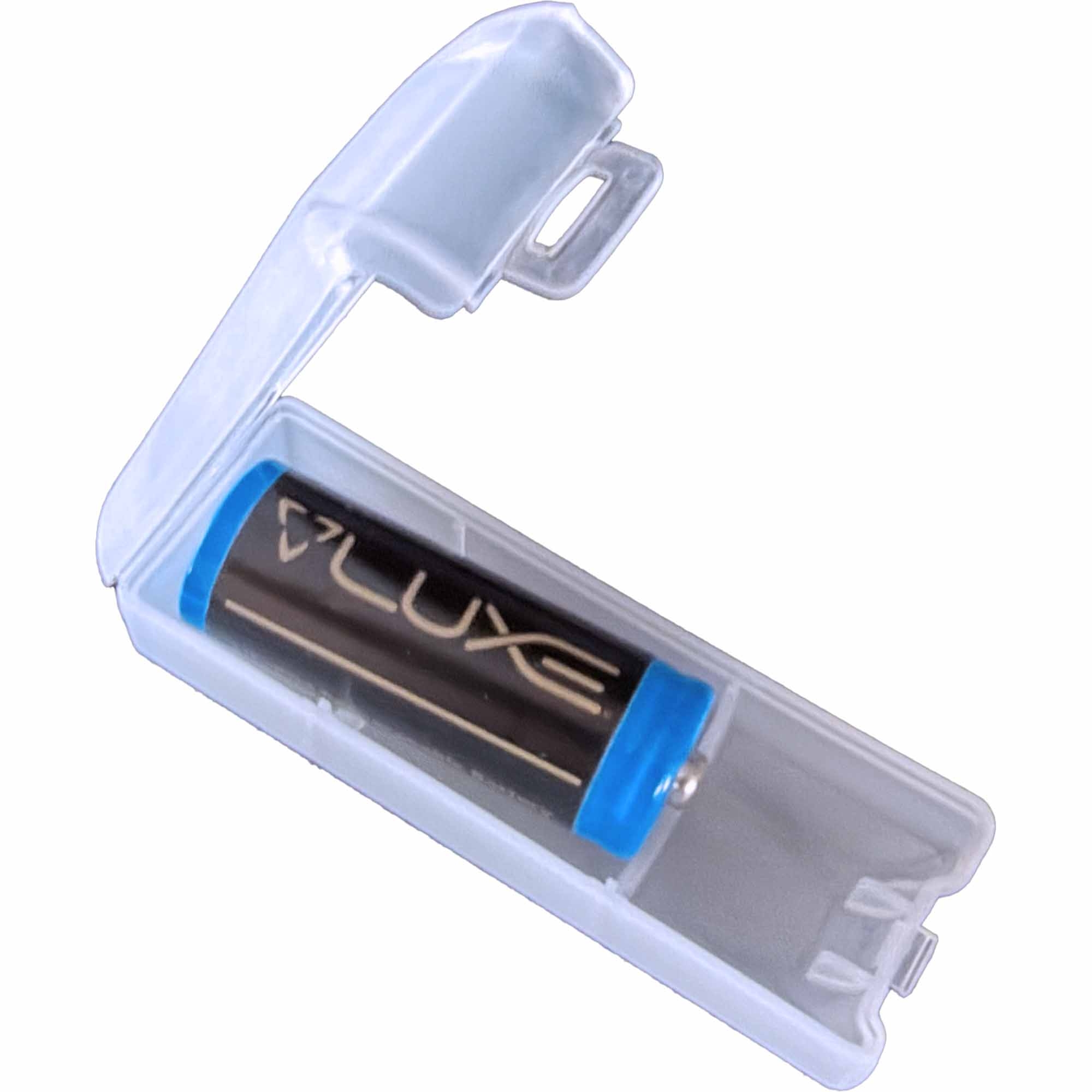 DLX Luxe AIRE Akku razor blade, cartridge, replacement, plug-in, blue cap