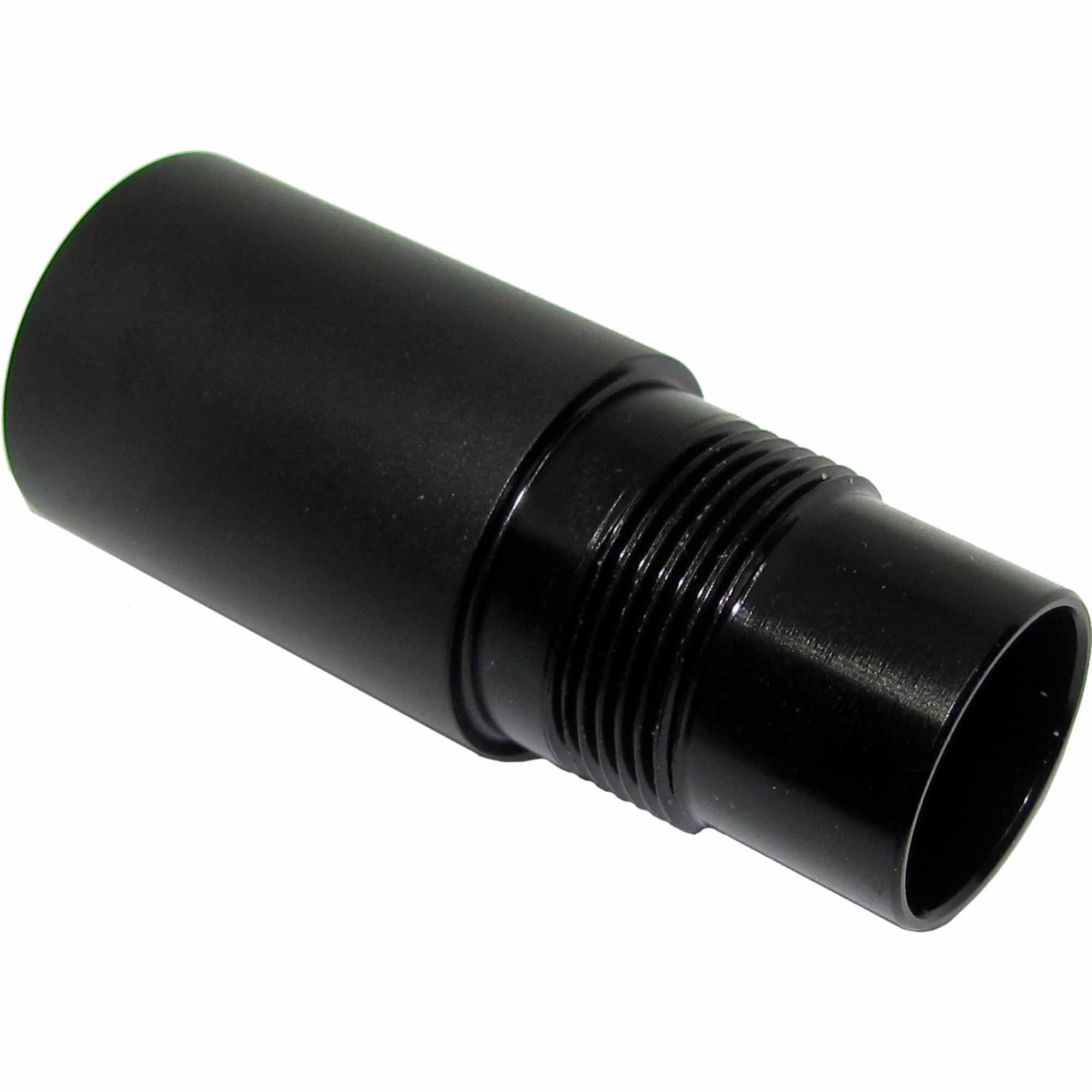 schwarz, Metall, Adapter, gewinde, zylindrisch
