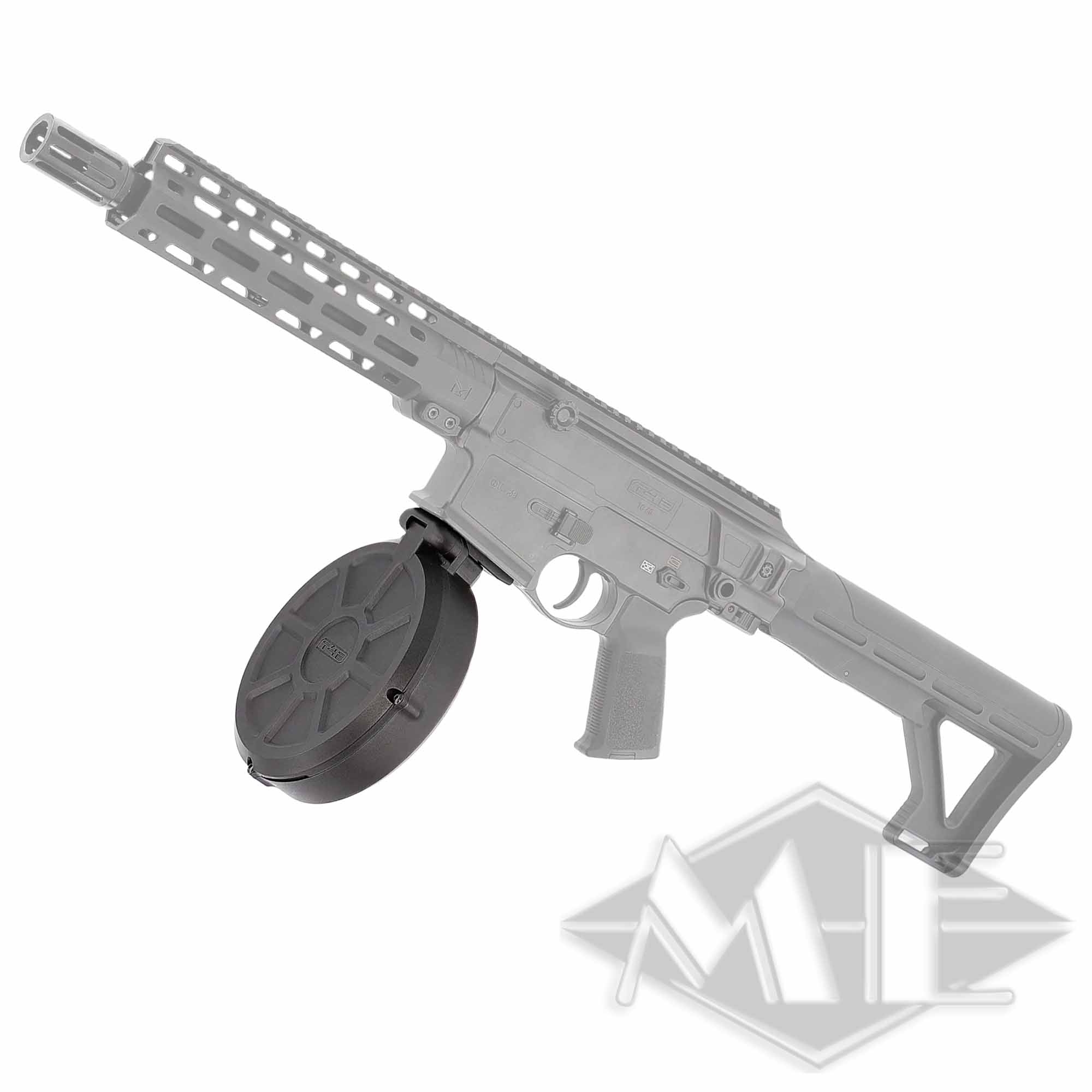 Umarex T4E Trommelmagazin für TC 68, cal. 68, 40 Schuss Gewehr, Pistole, Magazin, Lauflauf, Taktische_optik