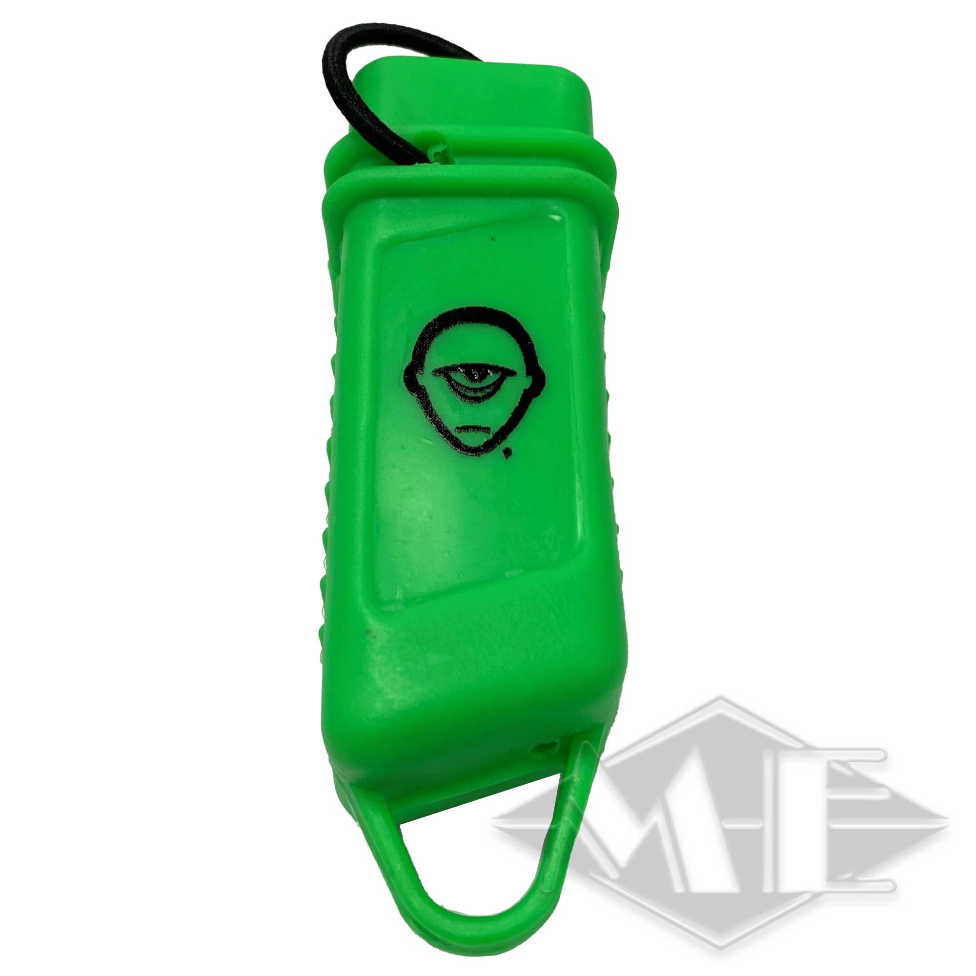 Laufkappe "the FREAK Head" neon grün Flasche, Dynamit, Waffe