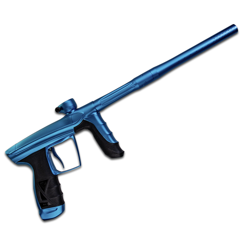 paintballgun, blau, luftpistole, pump-action, griff