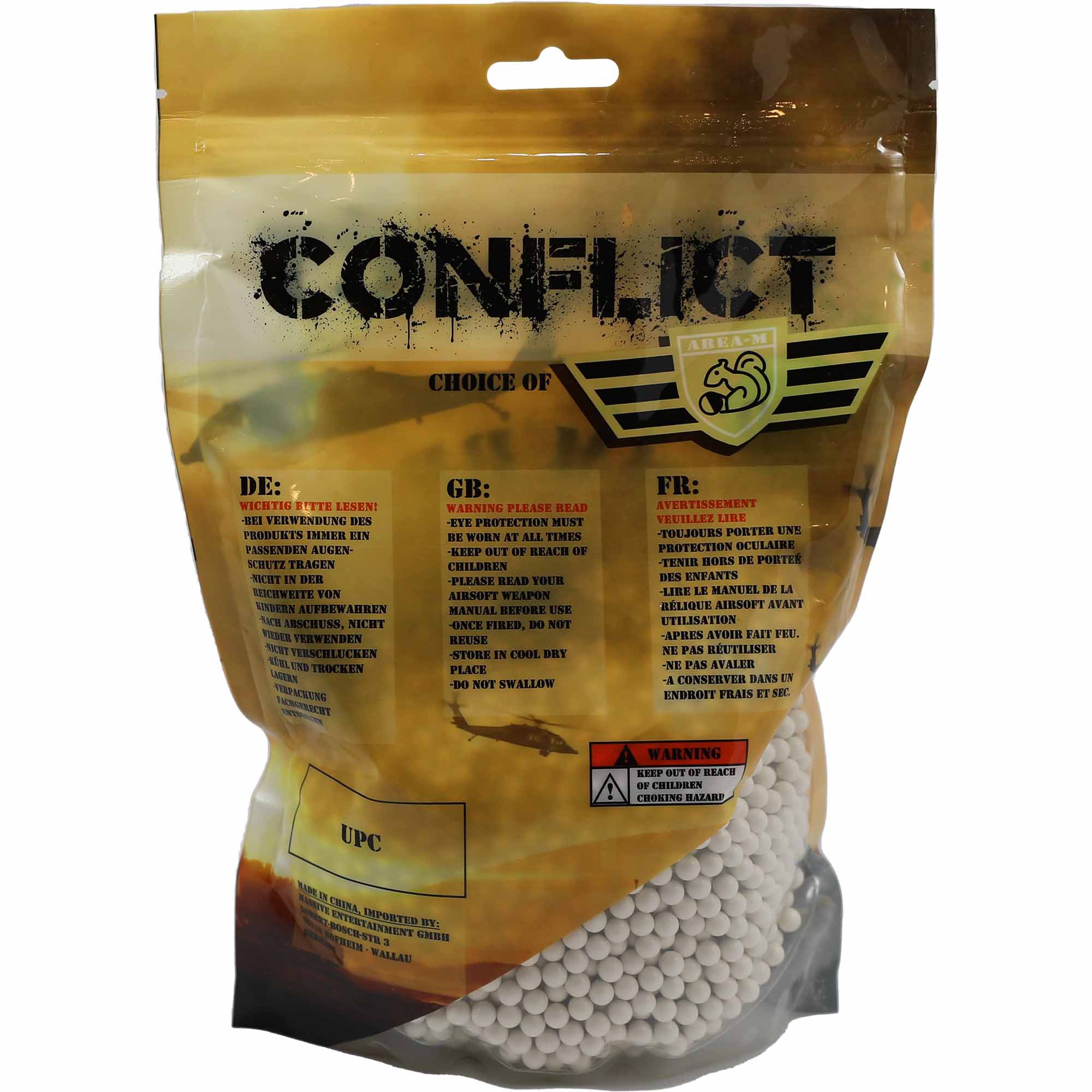 CONFLICT BIO BBs 6mm 0,36g 1kg Beutel CONFLICT BIO BBs 6mm 0,36g 1kg Beutel