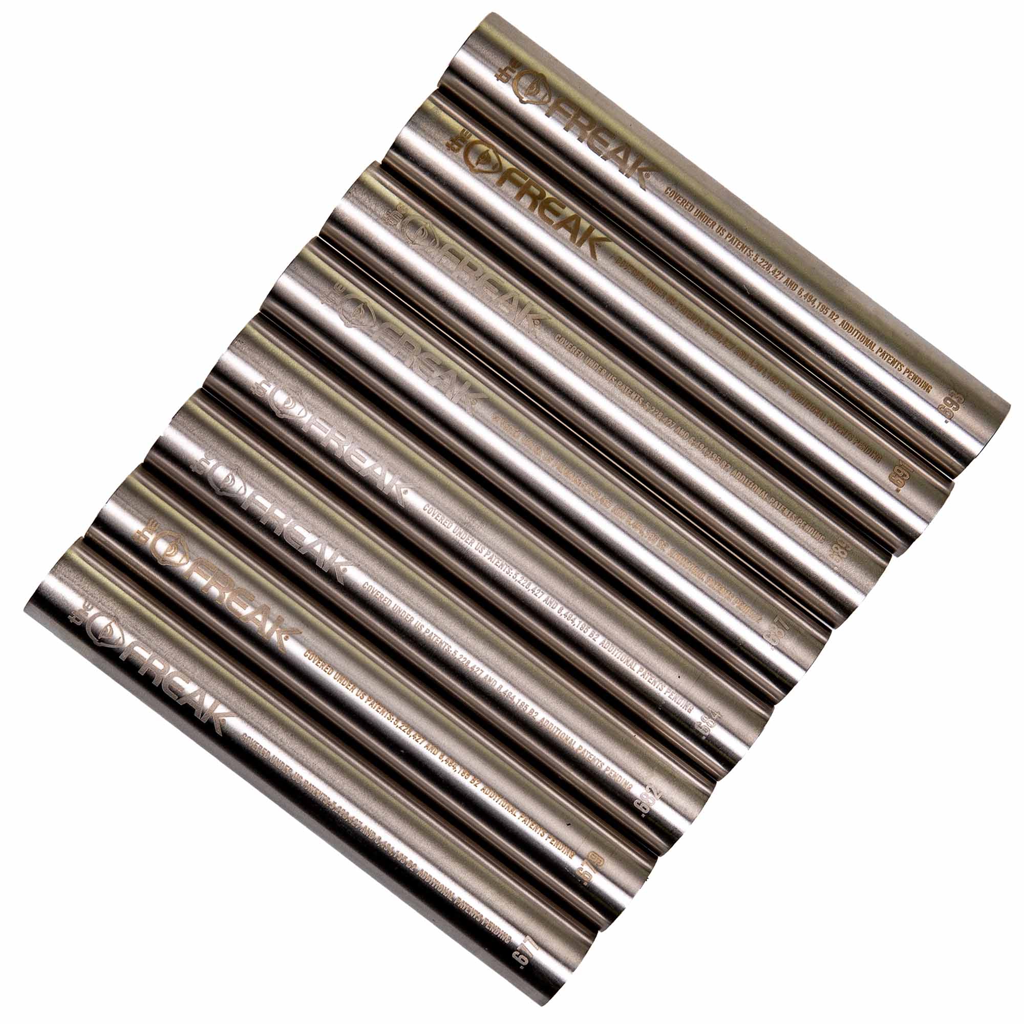 GOG Freak Hülsen Set, 8 Edelstahl Hülsen + Koffer