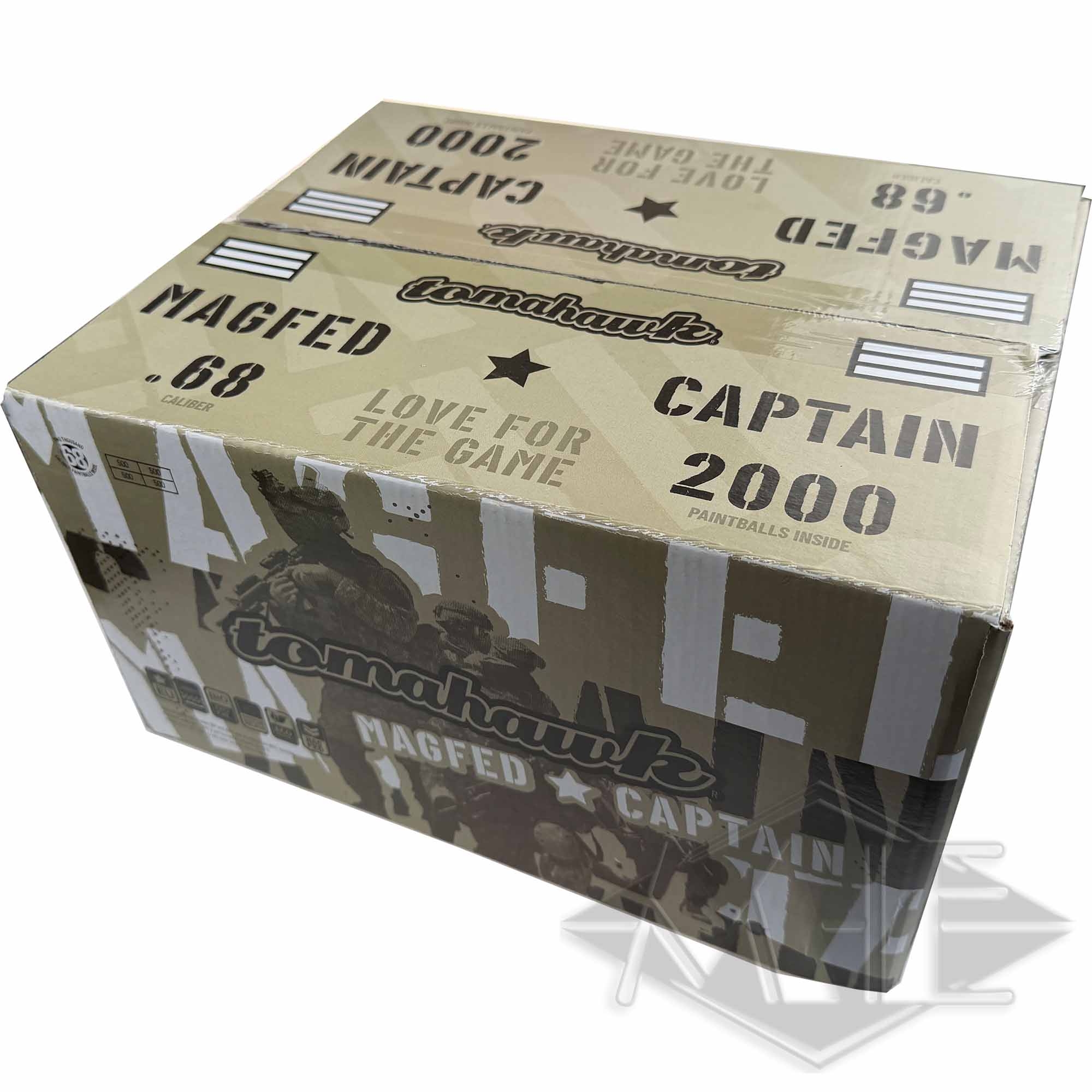 Tomahawk "MagFed Captain" Paintballs, 2000er Kiste paintball, magfed, box, kapitan, 2000
