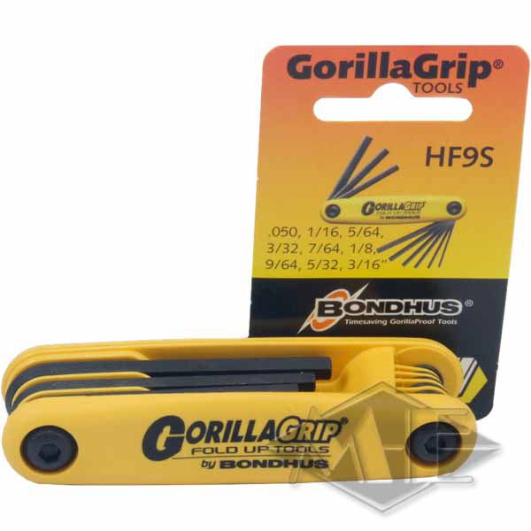 Bondhus GorillaGrip Klapphalter HF9S, zöllig, 9-teilig Bondhus GorillaGrip Klapphalter HF9S, zöllig, 9-teilig