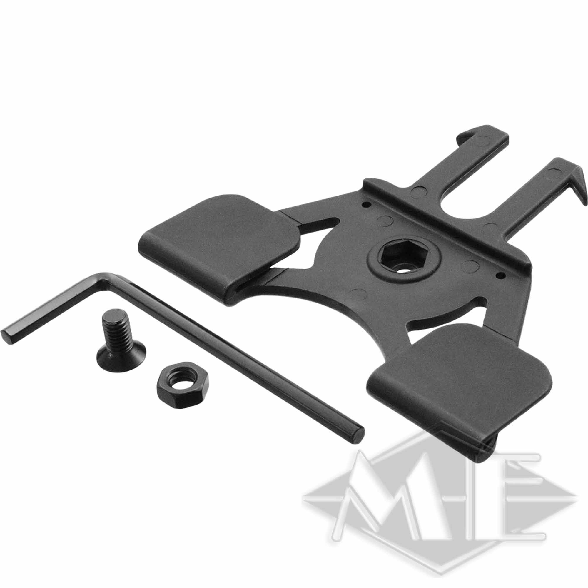 AMOMAX Molle, PALS Adapter für Hartschalenholster, schwarz [AM-MA]