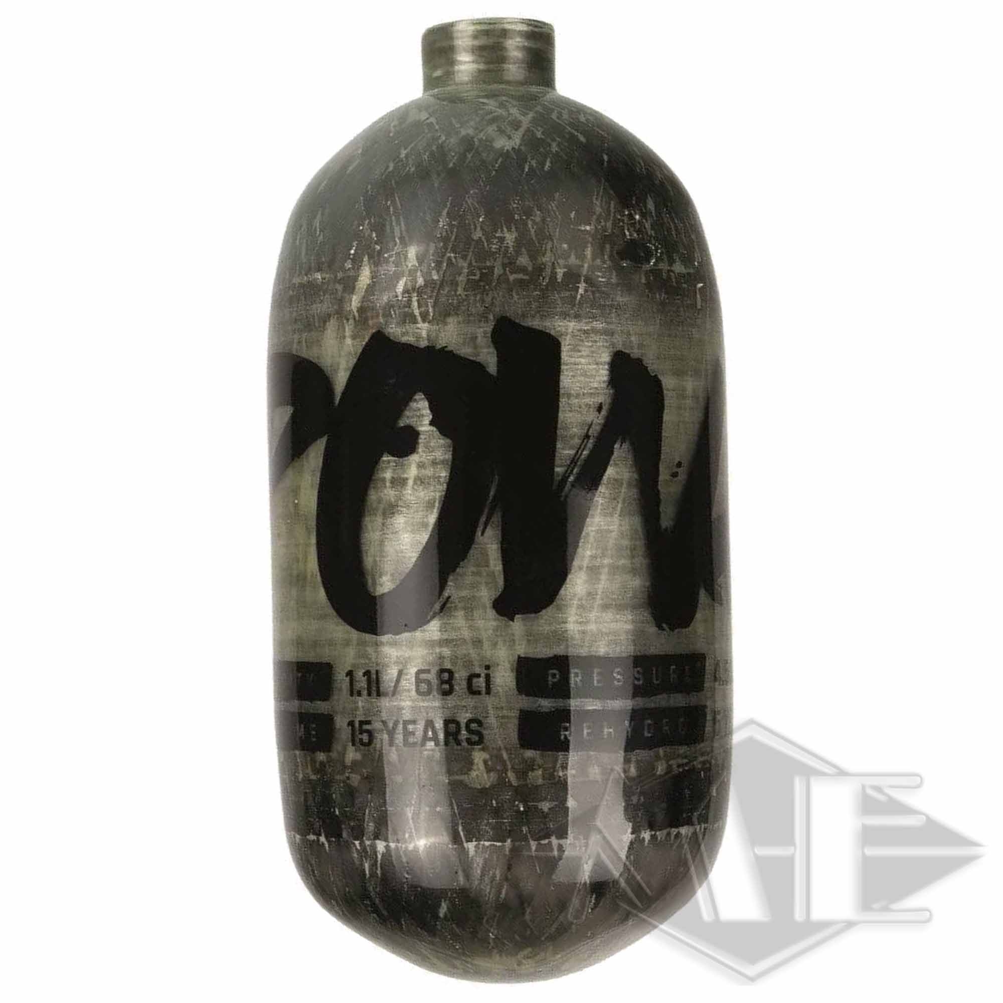 1,1 Liter Composite Flasche "POWAIR Carbon", 68CI, Pi, 4500psi, 300bar Gasm Gravur?, Oil can?, Metal bottle, Graffiti design, Industrial container