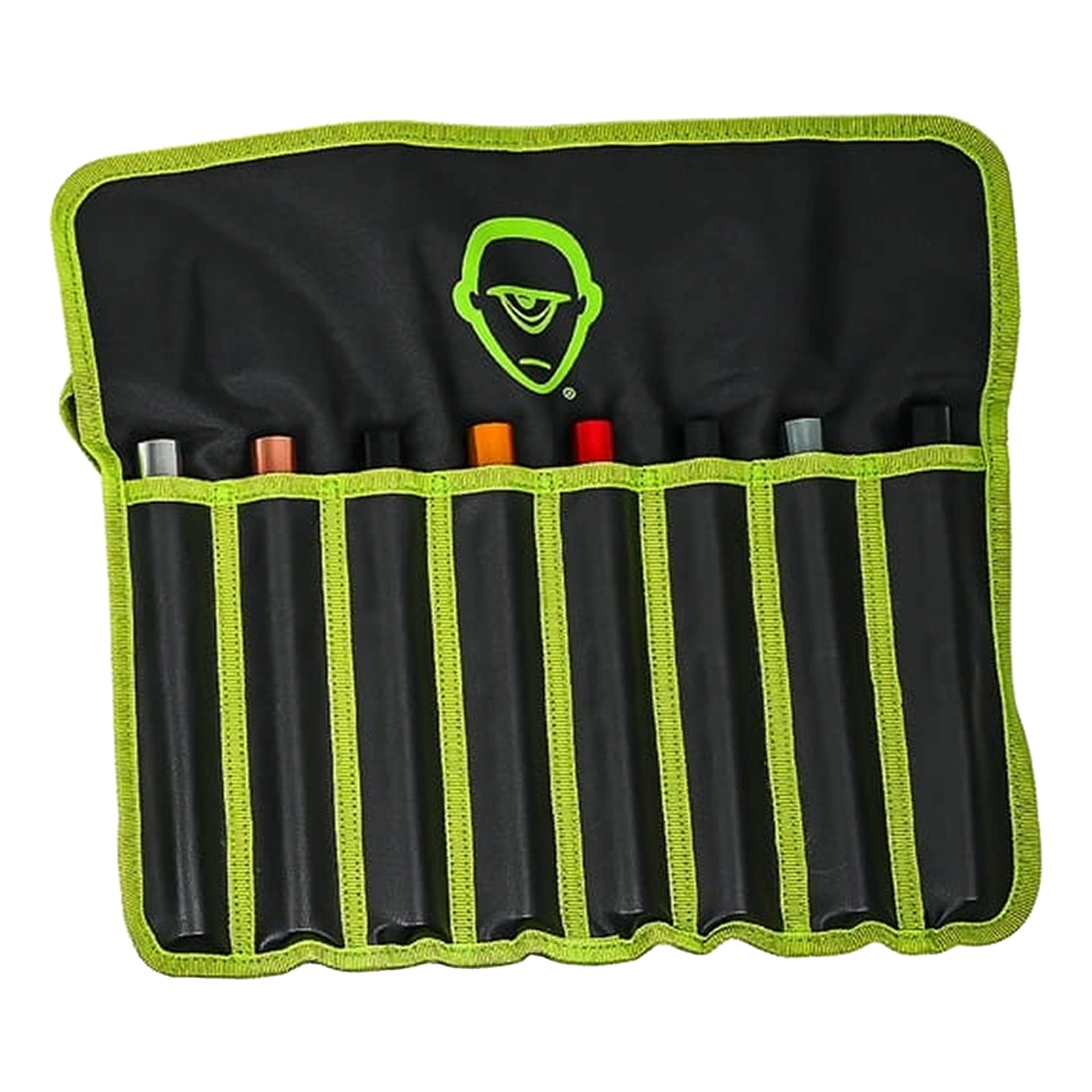 SP Shocker® Method ERA Markierer, schwarz/rot Kunststoffbehälter, Pinselhalter, Aufbewahrungstasche, Neongrün, niedrige Dicke