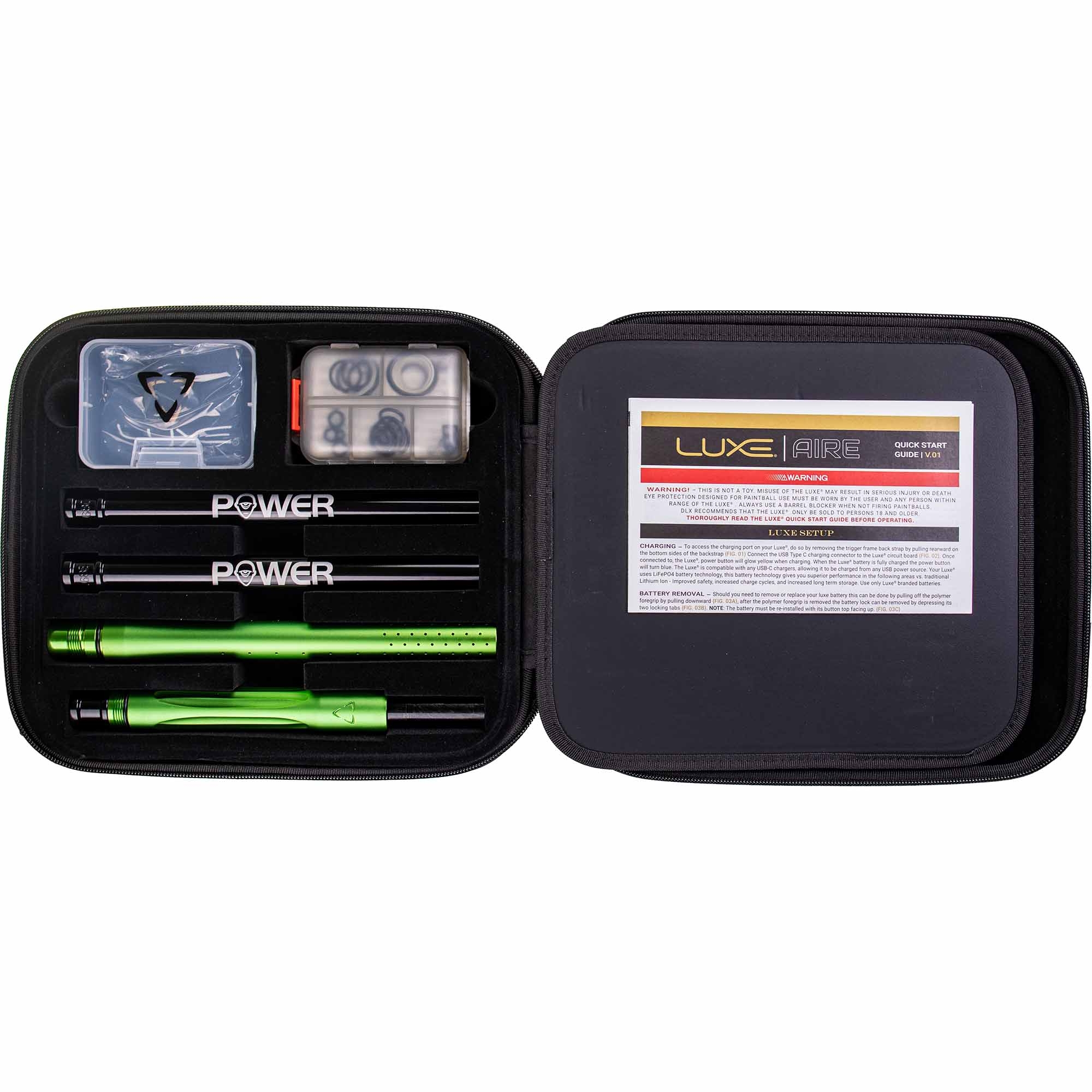 DLX Luxe® AIRE Markierer, grün matt Multitool, Set, Gravur?, Grün?, Etui?