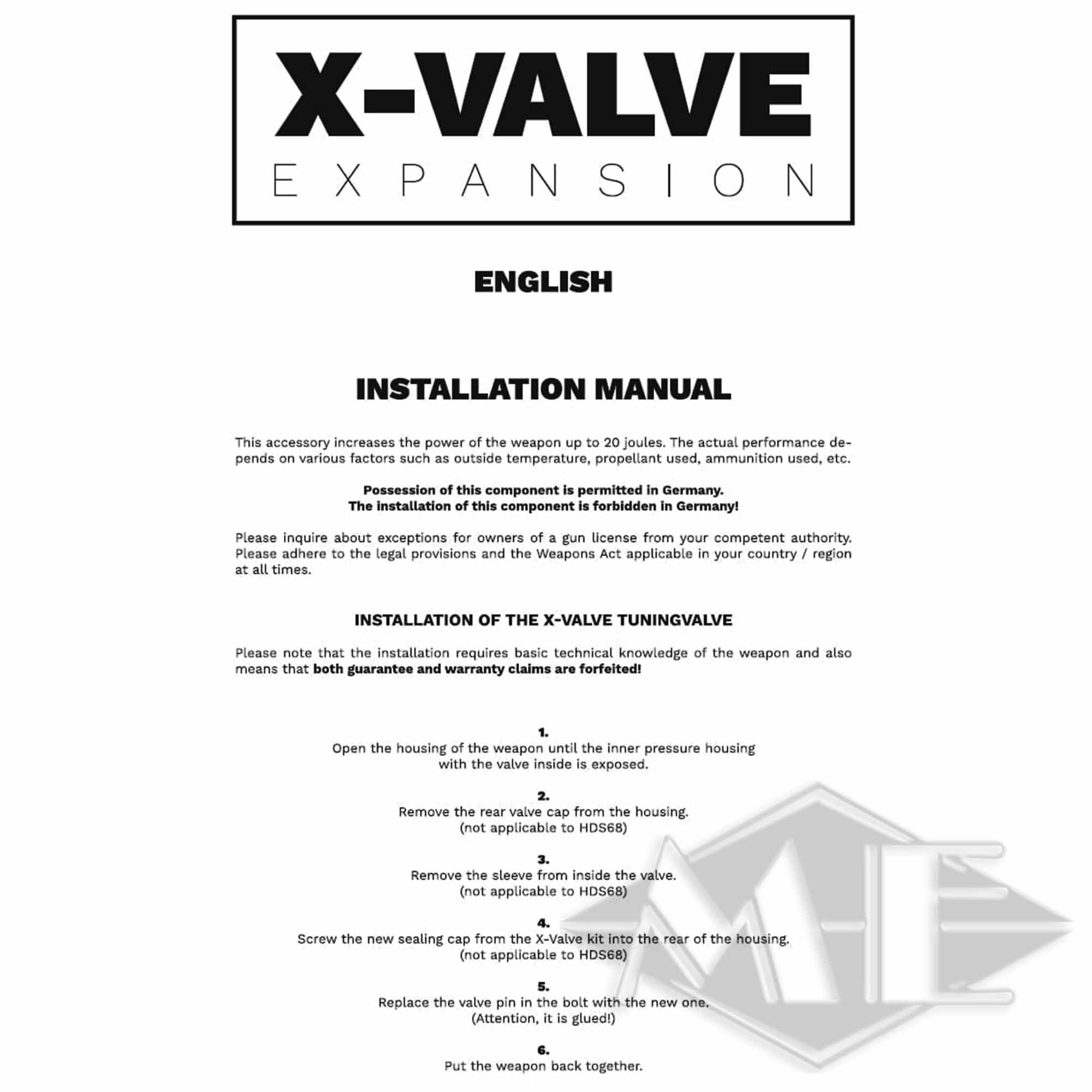 X-VALVE Exportkit für HDP50