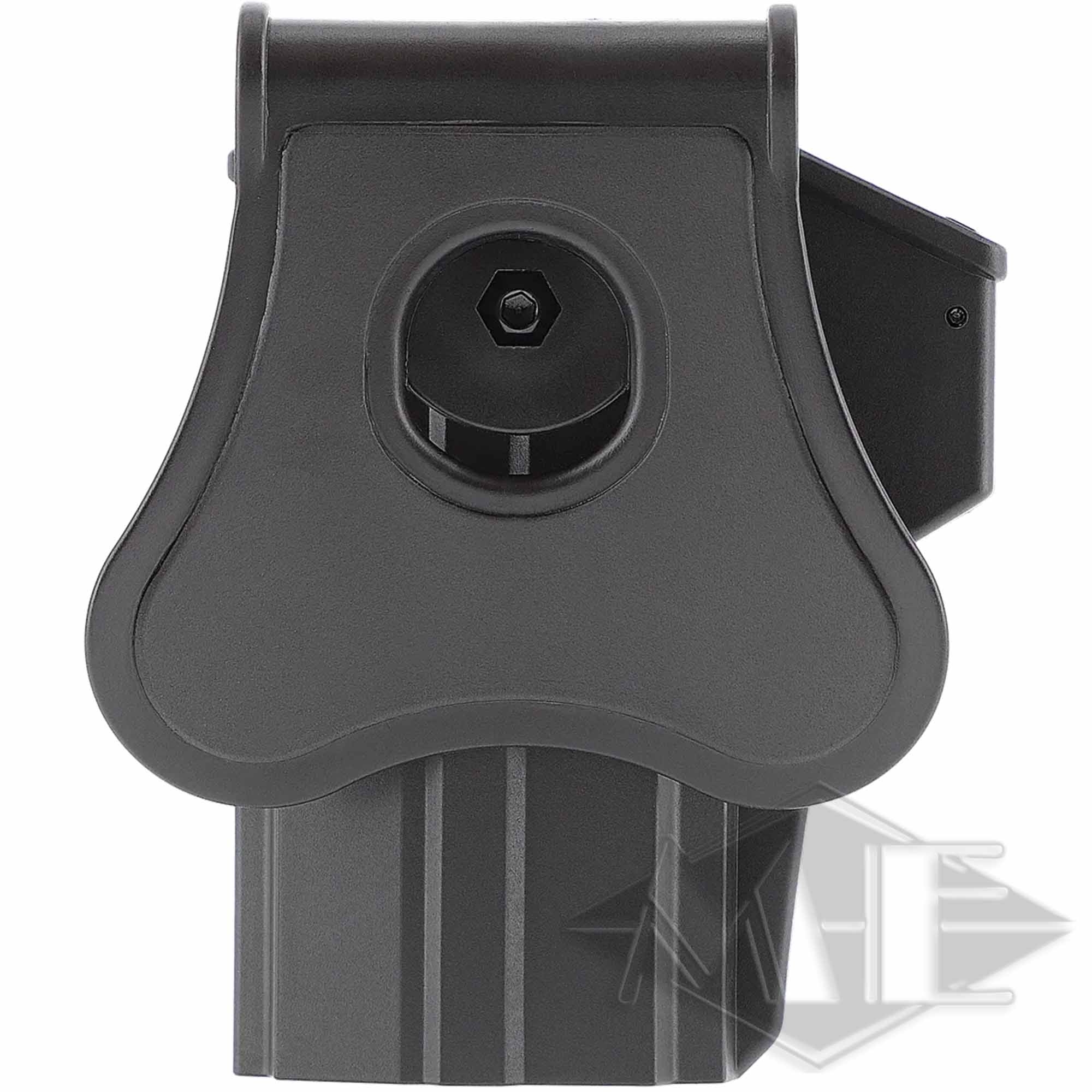 Umarex Paddle Holster für T4E Impax P68 (Linkshänder) Landschaftsgarten, Anbau, Schleifer, Clamp, Montagehalterung, Klebemontage, Montagehalterung, Adapter, Schwarz, Klemmvorrichtung