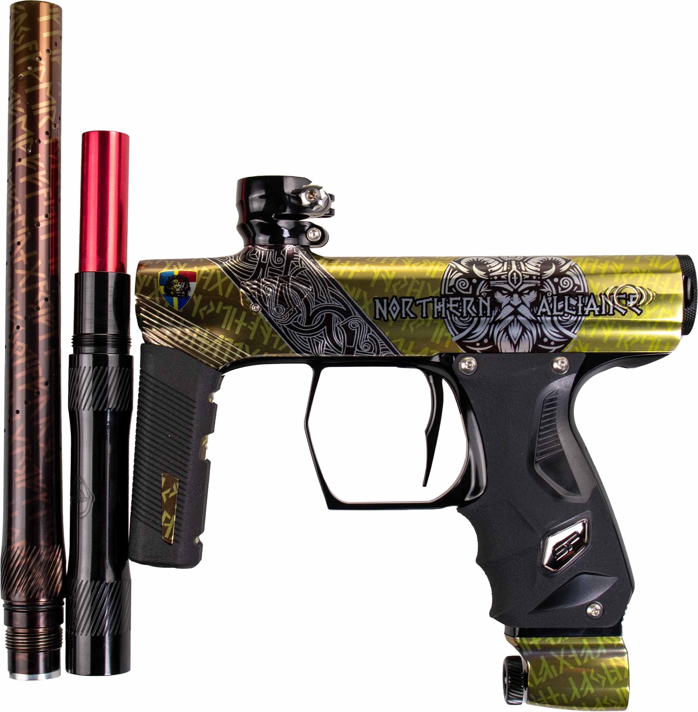SP Shocker® ERA Markierer "NORTHERN ALLIANCE" Graphic Wrap Feuerwaffe, Waffe, Pistole, Gewehr, Handfeuerwaffe