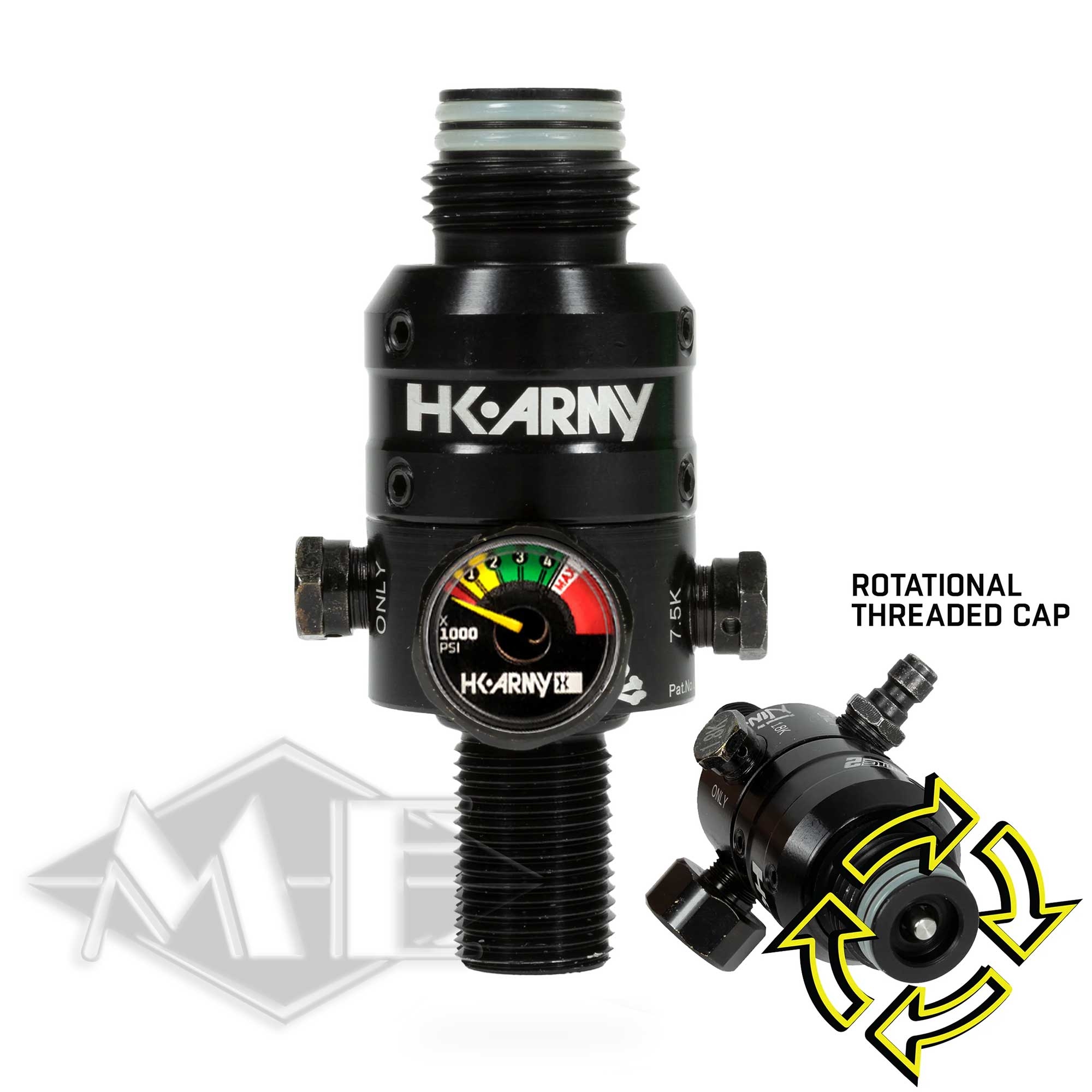 1,1L/68ci HK Army "Alpha AIR" Composite-Flasche 4500psi mit Aerolite2-Pro-Regulator Maschine