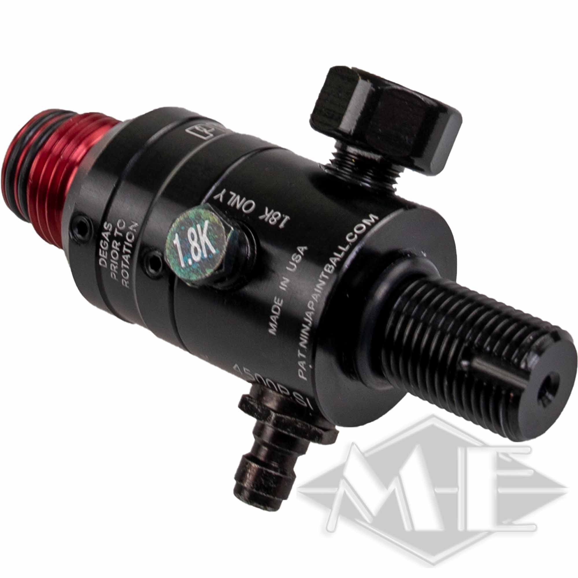 HP Regulator 4500 psi Ninja PRO V3 Aluminum SLP, black / red