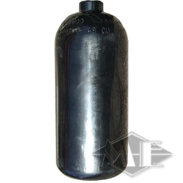 0.8 liter aluminum bottle, Pi, 3000psi