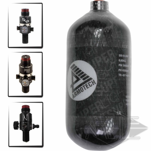 1,1L Armotech SupraLite mit Ninja Regulator