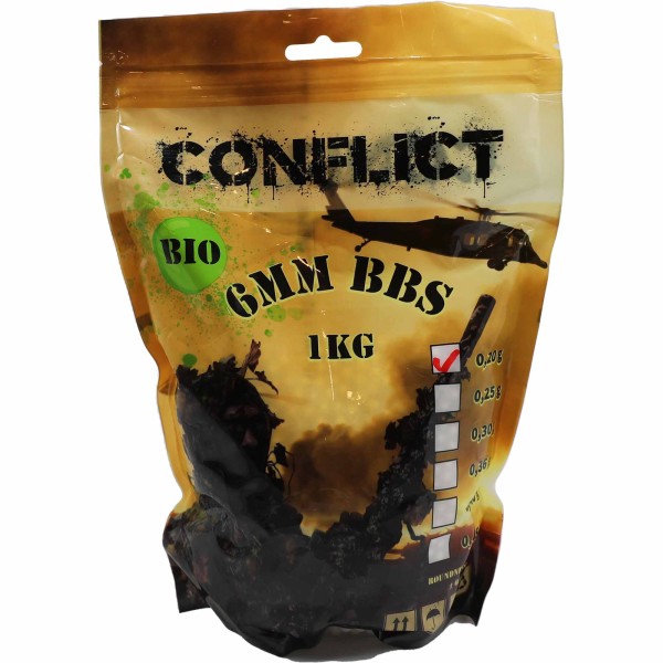CONFLICT BIO BBs 6mm 0,20g 1kg Bag