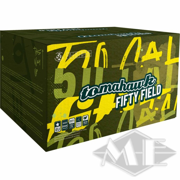 Tomahawk cal.50 "Fifty Field" Paintballs, 4000er Kiste