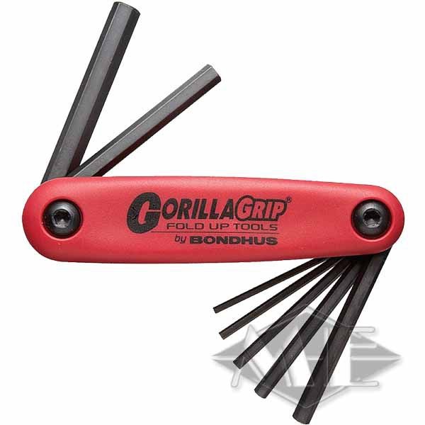 Bondhus GorillaGrip Klapphalter HF7MS, metrisch, 7-teilig