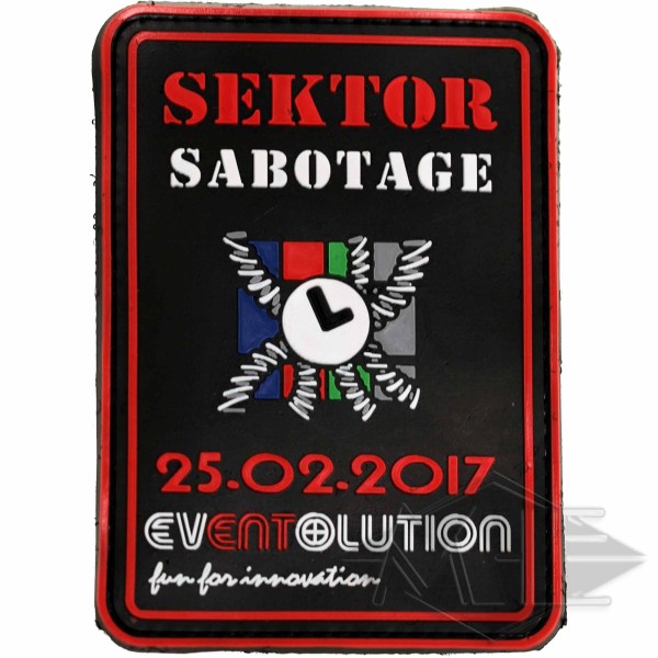 Velcro badge "Sector Sabotage" 2017