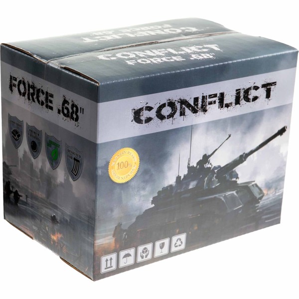 Conflict "Force .68" MagFed Paintballs, 1.000 box