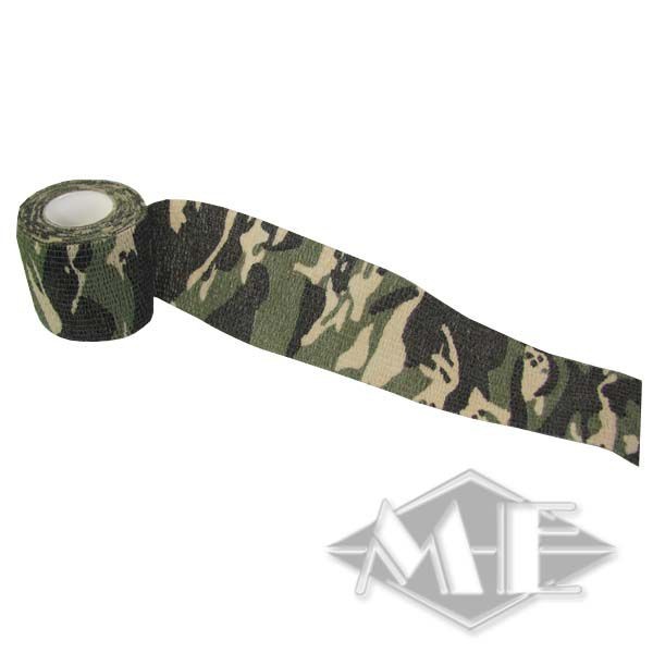 Camouflage tape 50mm x 4.5m, self-adhesive, woodland