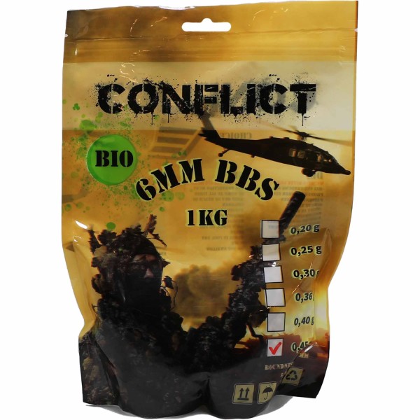 CONFLICT BIO BBs 6mm 0,45g 1kg Bag