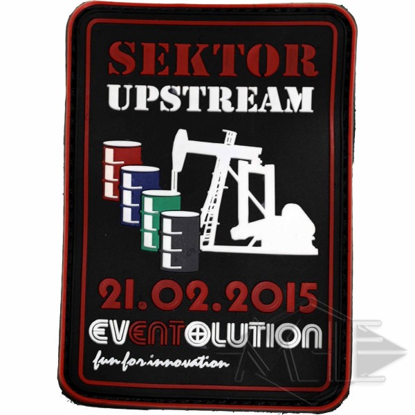 Klettabzeichen "Sektor Upstream" 2015