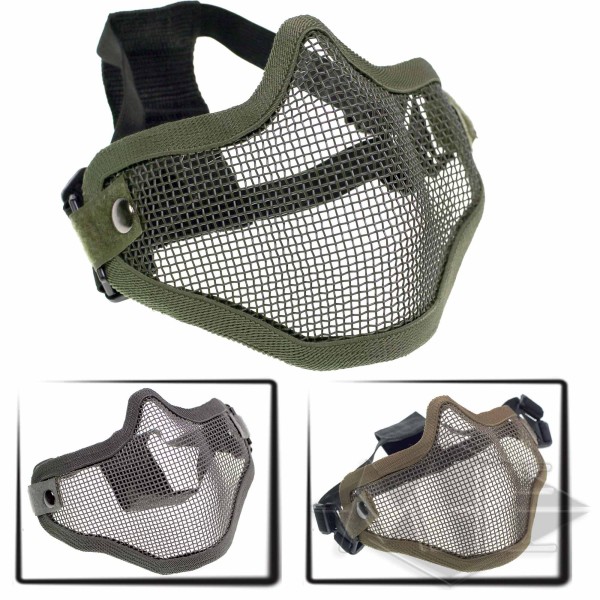 Mesh mask for airsoft
