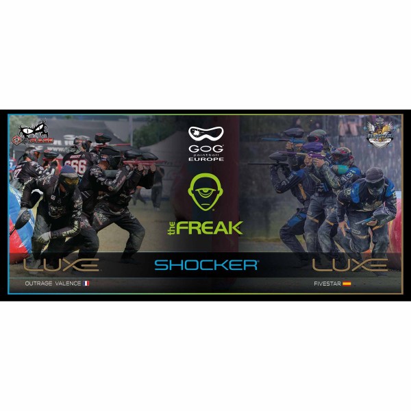 Groß-Banner "Shocker & Luxe" Outrage Valence & Fivestar 292 x 139cm