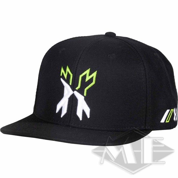 HK Army Snap Back Hat, black/green/white