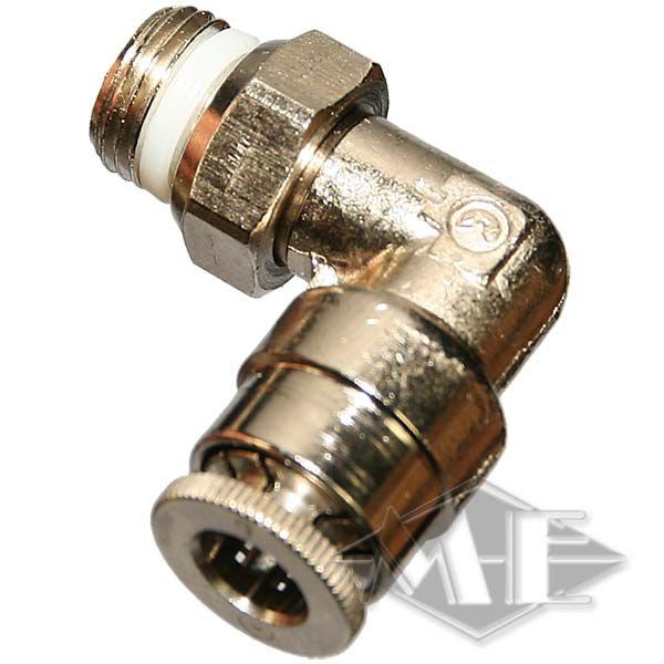 1/8" 6 mm 90° fitting swivel