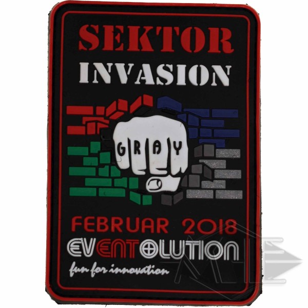 Velcro badge "Sector Invasion" 2018