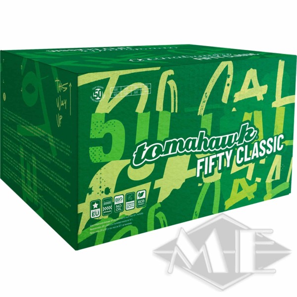 Tomahawk cal.50 "Fifty Classic" paintballs, 4000 box