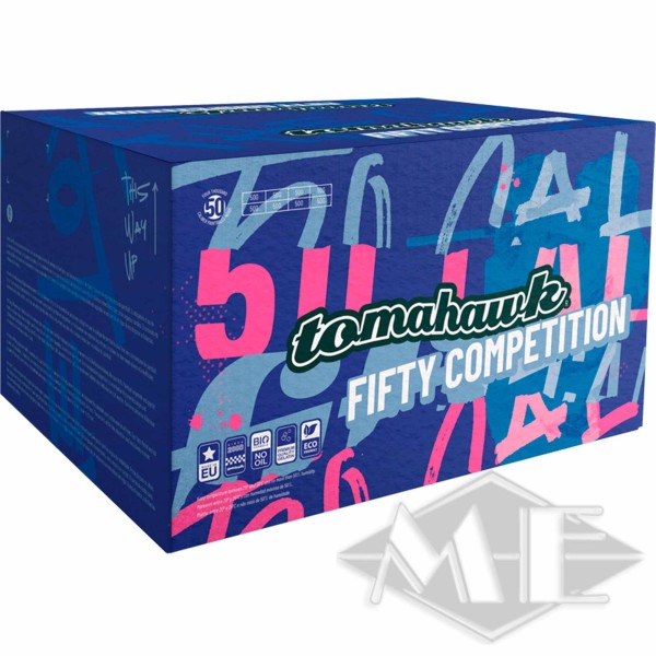 Tomahawk cal.50 "Fifty Competition" paintballs, 4000 box