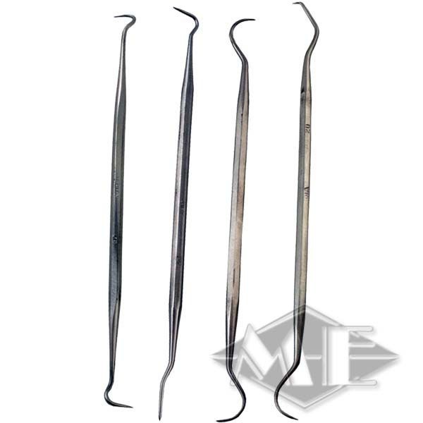 O-ring tool set, 4 pieces (dental probes)