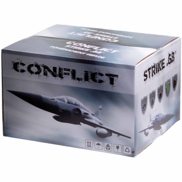 Conflict "Strike .68" Paintballs, 2.000er Kiste
