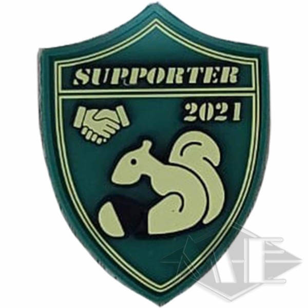 Velcro Badge "Supporter 2021" (PaintballFabrik - Area-M)