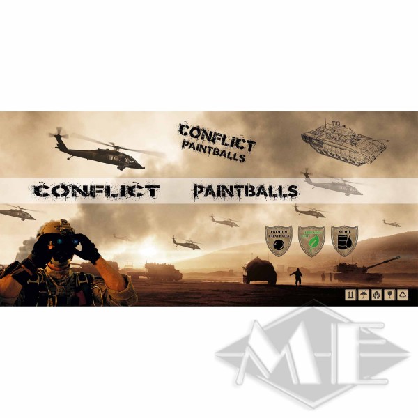 Groß-Banner "Conflict Caliber"