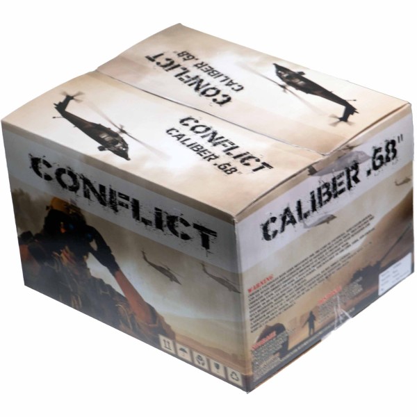 Conflict "Caliber .68" Paintballs, 2.000 box