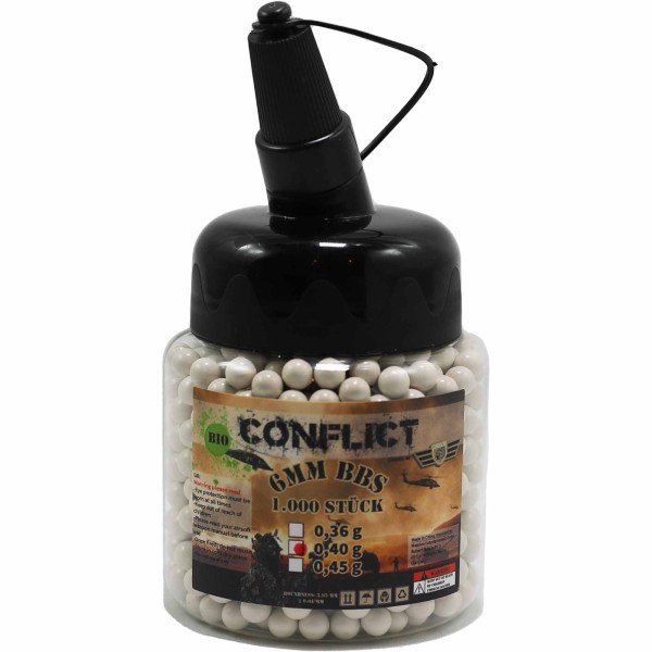 CONFLICT BIO BBs 6mm 0,40g 1.000 Pieces Bottle