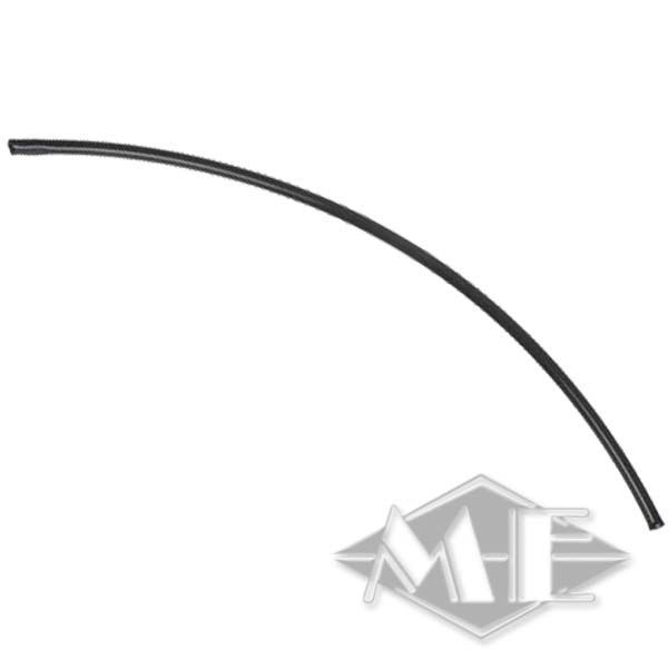6.3 mm Macroline hose, black, per 30 cm