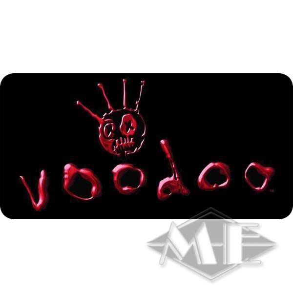 Voodoo sticker, voodoo on black